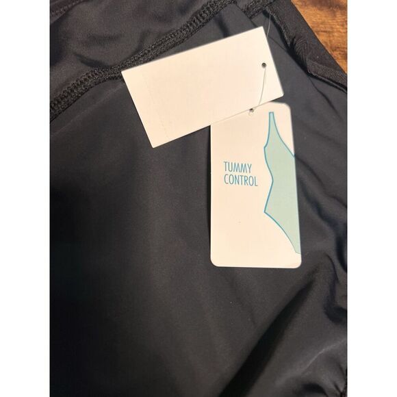 Swim Solutions Plus Size Swim Shorts, Style 525044X, Black, 20W,  MSRP $64. NWT! - Picture 9 of 11